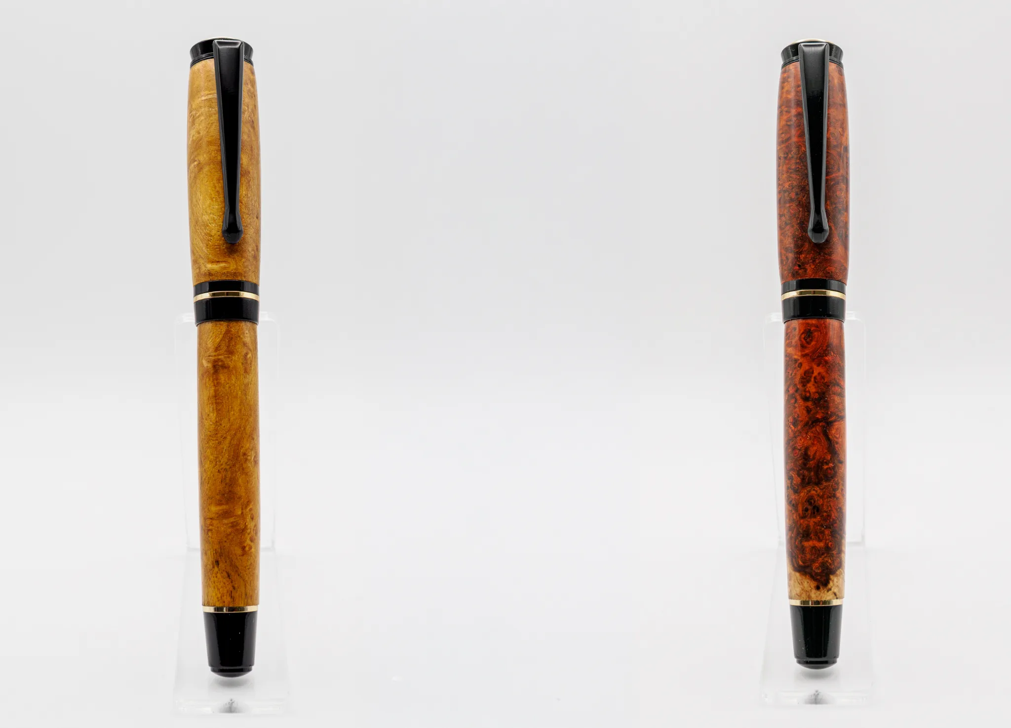 Cheeswood Burl and Red Amboyna Burl