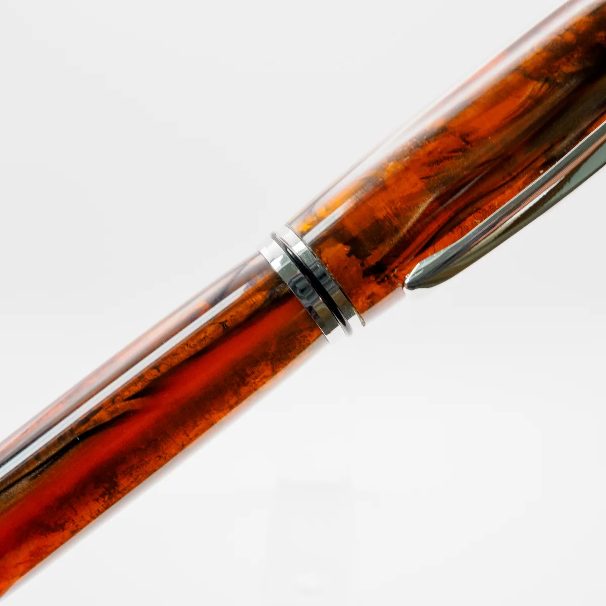 Antique Gold Resin Rollerball, sourced USA Resin cast from 1980's (third view)