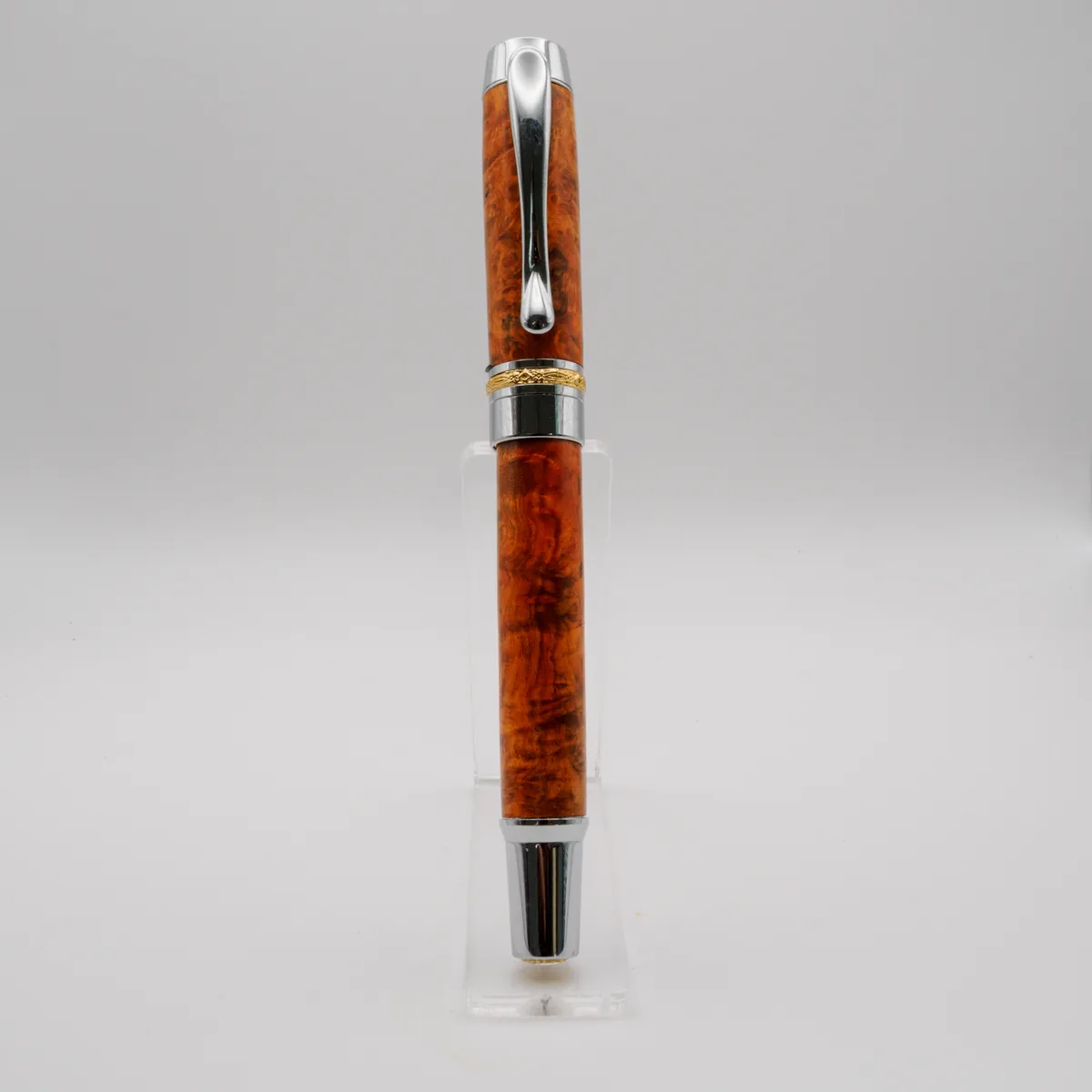Amboyna Burl rollerball, sourced Indonesia